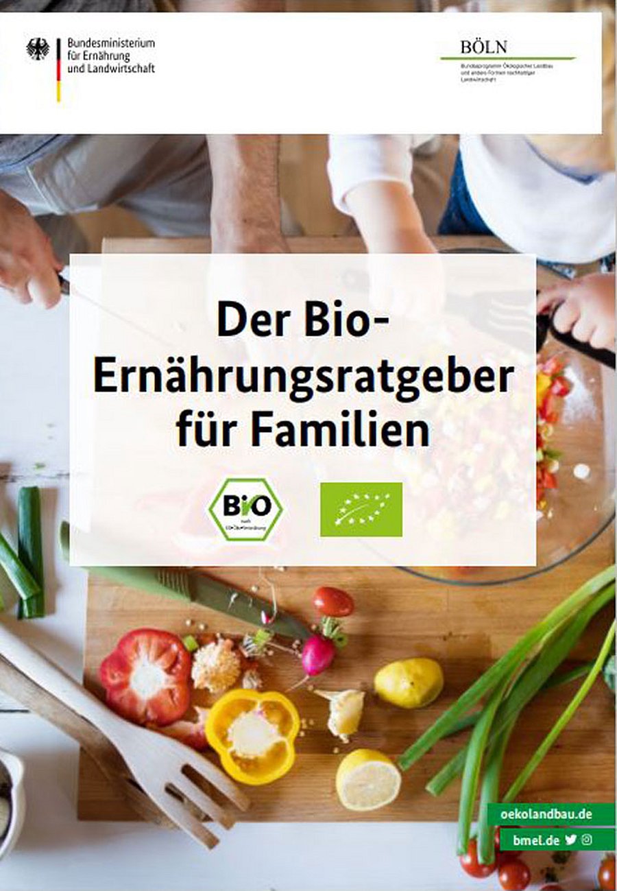 Cover der Broschüre Ernährungsratgeber für Familien