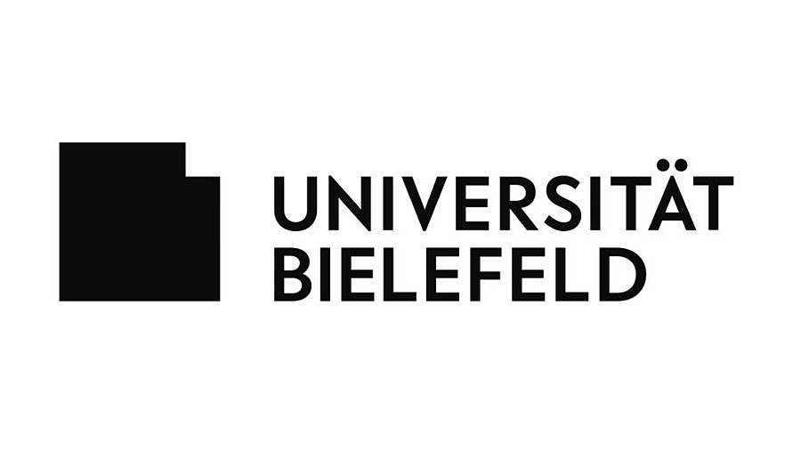 Logo der Universität Bielefeld, Schriftzug in schwarz