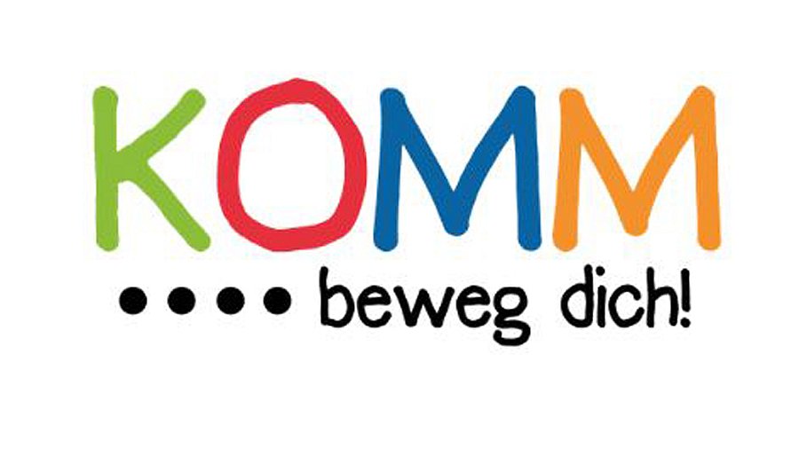 Logo - Schriftzug "Komm ... beweg dich!"